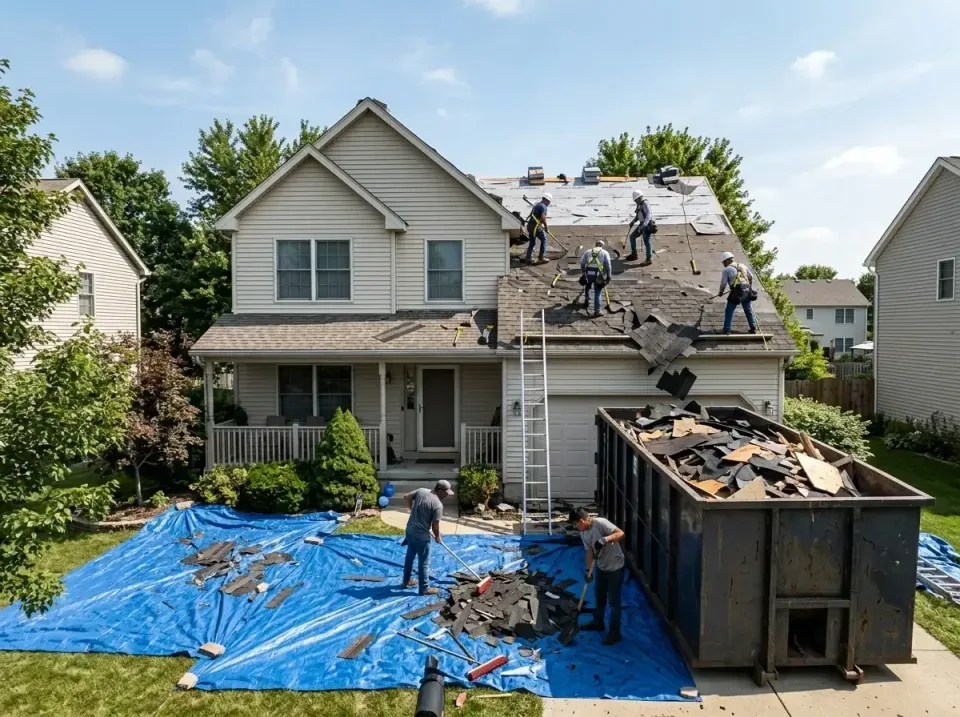 roof-replacement-debris-remova-004 — frequently asked questions, Cheapest Dumpster Rentals in Ligonier, IN